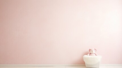 Poster - pale pink textured background