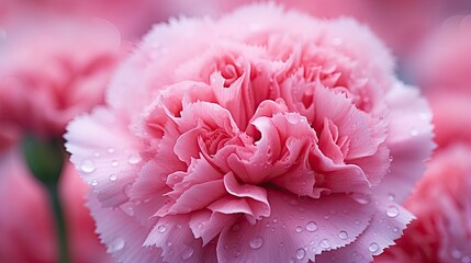 Poster - flower pink carnation