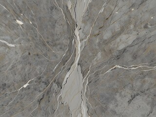 Wall Mural - Grey marble texture with fine lines, generative AI