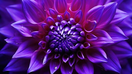 Wall Mural - macro flower purple