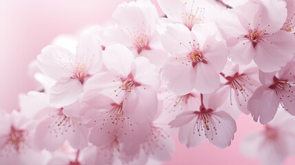 Canvas Print - blossom nature cherry background