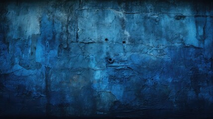 Wall Mural - abandonment dark blue grunge