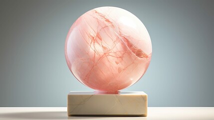 Poster - gallery light pink marble