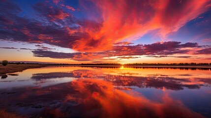 Canvas Print - sky sun rays clouds