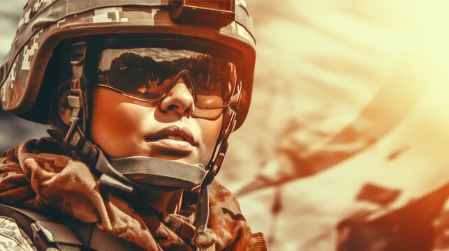Military style glasses abstract design concept for creative projects and backgrounds