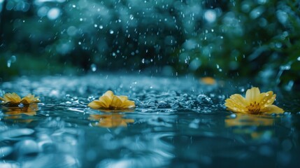 Petrichor rises, a fragrant tribute to rain's gentle touch, a scent of renewal.