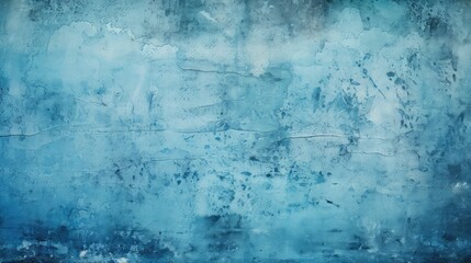 Poster - wall blue splatter