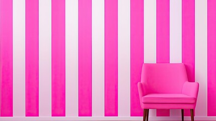 Canvas Print - shades hot pink pattern