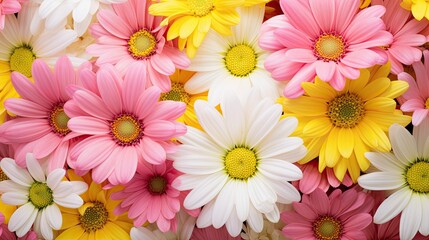 Wall Mural - roses pink yellow flowers