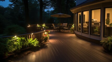 Wall Mural - illumination deck lighting