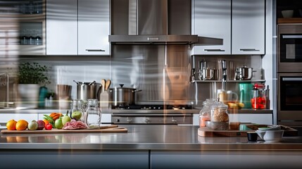 Sticker - countertops blurred interior details