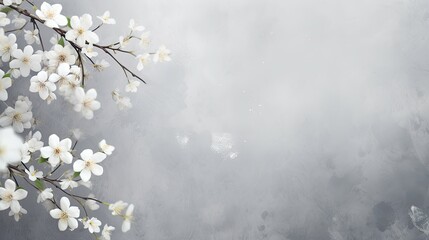 Wall Mural - delicate soft grey background