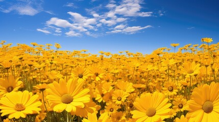 Wall Mural - petals yellow flower daisy