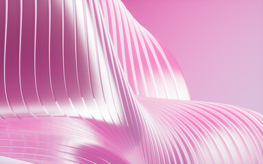 Poster - abstract curve background, 3d rendering.