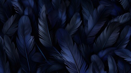 Poster - midnight dark seamless pattern