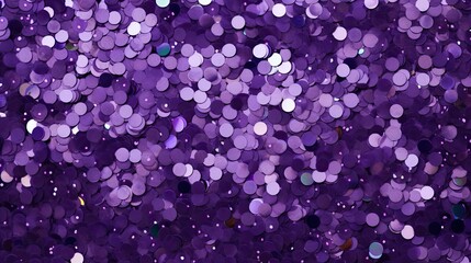 Canvas Print - shiny purple confetti background