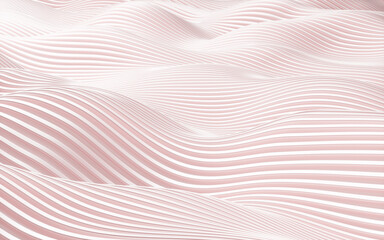 Poster - Pink abstract curve background, 3d rendering.