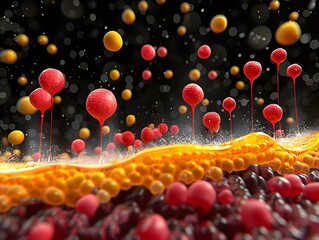 Aufkleber - Interactive biosensor technology in operation