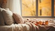 © vectorwin - bedroom blurred fall home interior
