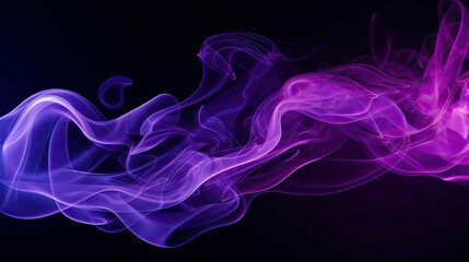 Poster - explosion purple smoke transparent background