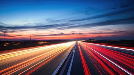 Canvas Print - busy light streaks backgrounds