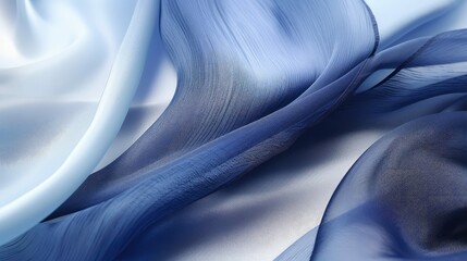 Canvas Print - patterns blue silver abstract