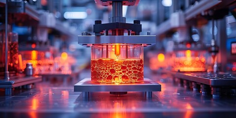 Aufkleber - 3D bioprinter fabricating complex organic structures