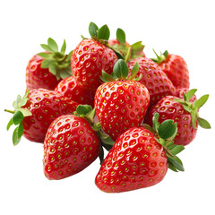 Wall Mural - ripe strawberries png