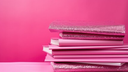 Canvas Print - background hot pink backgrounds