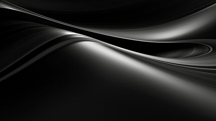 Wall Mural - liquid dark steel texture