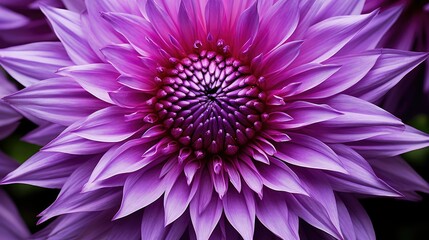 Canvas Print - photograph purple starburst