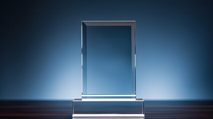 simple clear acrylic award