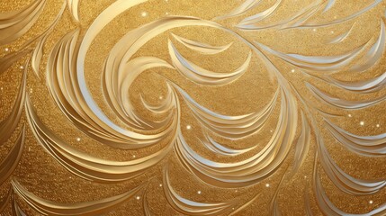 Sticker - elegance gold and silver background