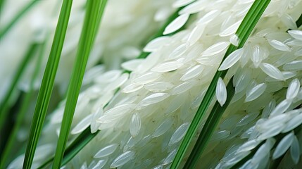 Poster - grain agriculture rice white