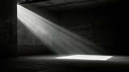 Wall Mural - minimalist light particle dust