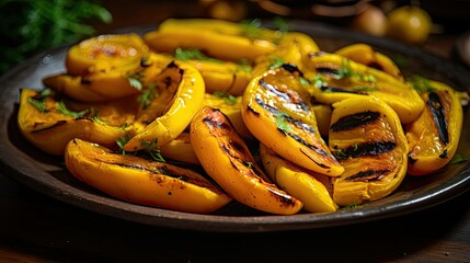 Wall Mural - charred healthy yellow