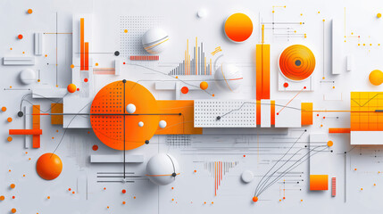 medical research and innovation with graphs and charts