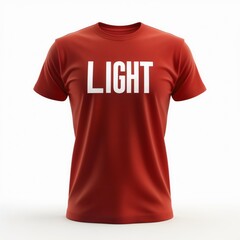 Wall Mural - 3d render of a red t-shirt