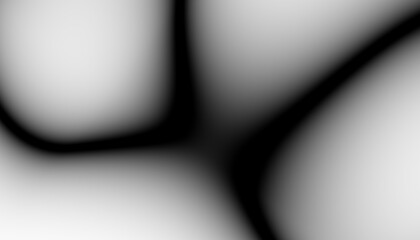 Poster - Abstract black blur thin linear abstract curved wavy wide pattern for background, wallpaper, banner, label etc. Overlay png design