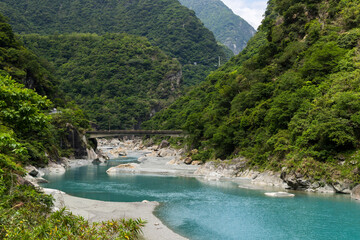 Sticker - Taroko national park in Hualien of Taiwan