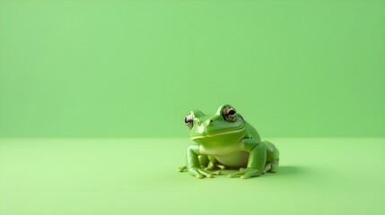 eyed tree frog on leaf