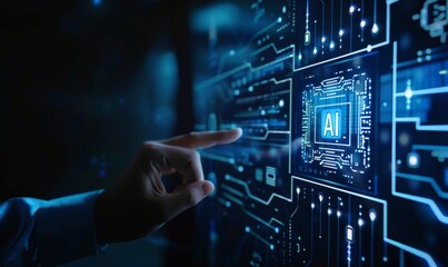 Aufkleber - in the future, artificial intelligence experts can revolutionize business by using machine intellige