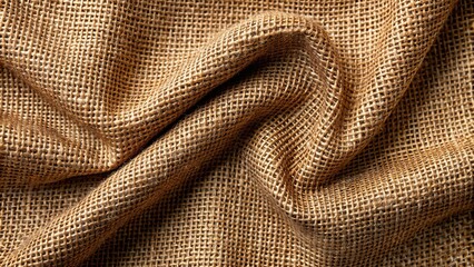 Wall Mural - Close-up shot of brown fabric texture from the top, brown, fabric, texture, close-up, detail, textile, material, pattern, weave, abstract, background, close up, soft, elegant, smooth, surface
