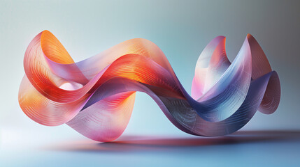 Wall Mural - sculptural abstract background