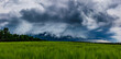 © Mantas Žiličius - Storm clouds, shelf cloud over field, extreme weather, dangerous storm
