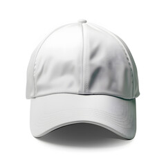 Poster - White blank cap mockup isolated on white background