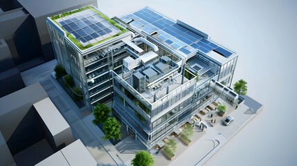 Poster - Cutting Edge Energy Efficient Buildings with Integrated Renewable Systems in a Modern Urban