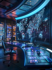 Poster - Futuristic Smart City Monitoring Control Center with Cutting Edge Data Analytics and Visualization