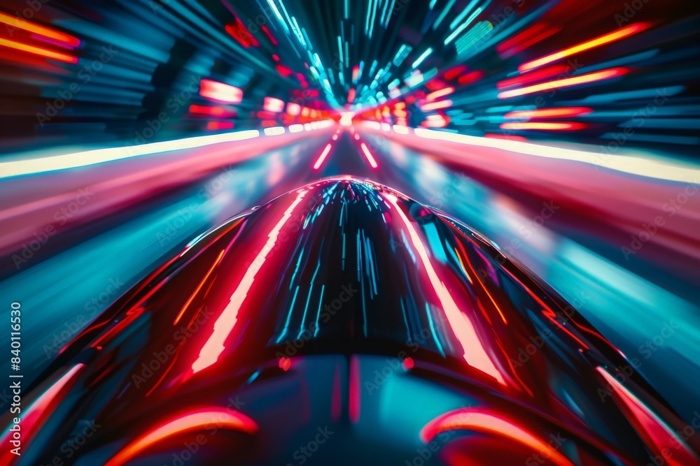 Speed motion background with fast speedometer car. Racing velocity ...