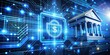 © mahat - Modern background payment system image with futuristic digitalized concept for banking, Technology, finance, futuristic, digital, AI, payment, system, modern, background, banking